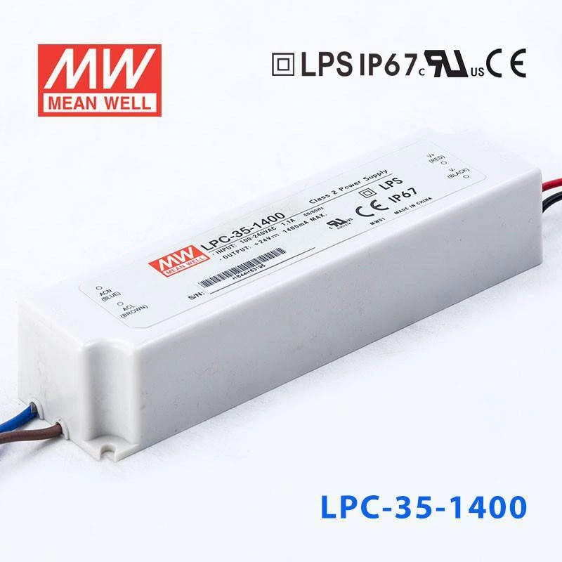Mean Well LPC Series LED Power Supply 1400MA (35~60W)