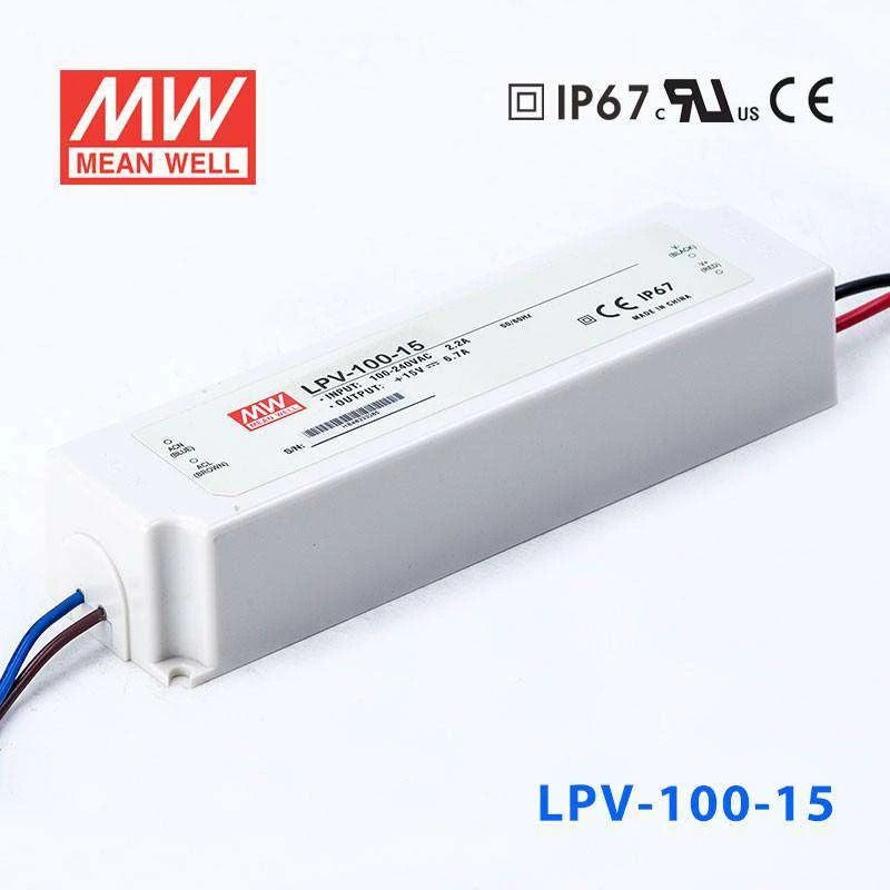 Mean Well LPV Series LED Power Supply 15V (20~100W)