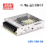 Mean Well LRS Series Power Supply 36V (35~600W)