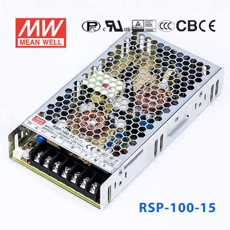 Mean Well RSP Series Power Supply 15V (75~1500W)