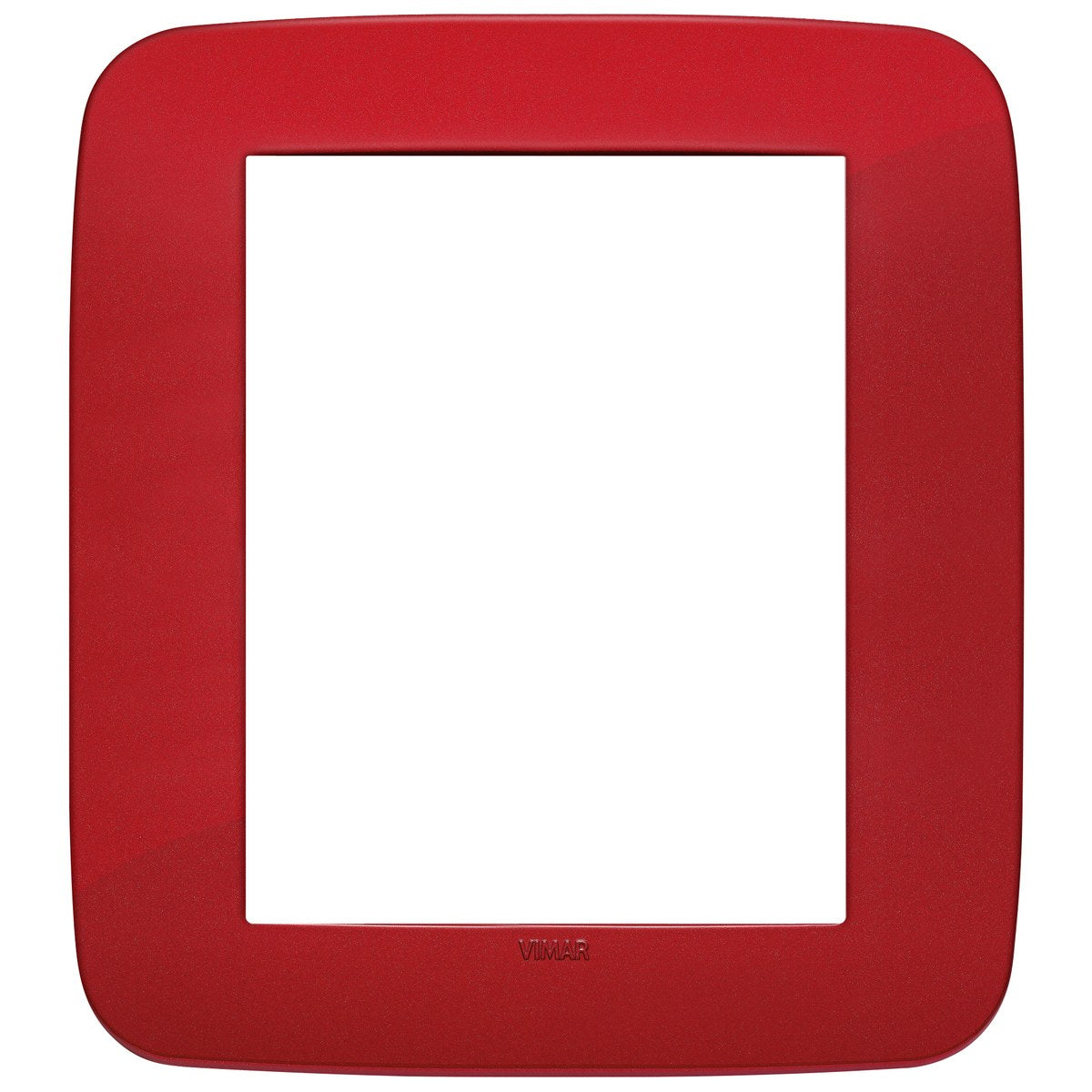 Vimar Arke Round Plate 8M Technopolymer Red