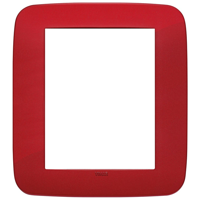 Vimar Arke Round Plate 8M Technopolymer Red