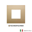 Vimar Arke Classic Plate 2M Technopolymer Matt gold - Square