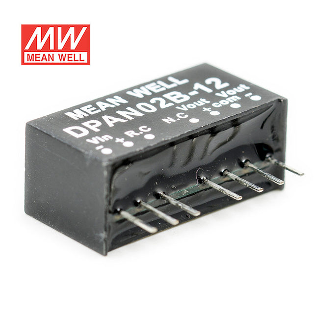 Mean Well DPAN02B-12 DC-DC Converter - 2W - 18~36V in ±12V out 83mA