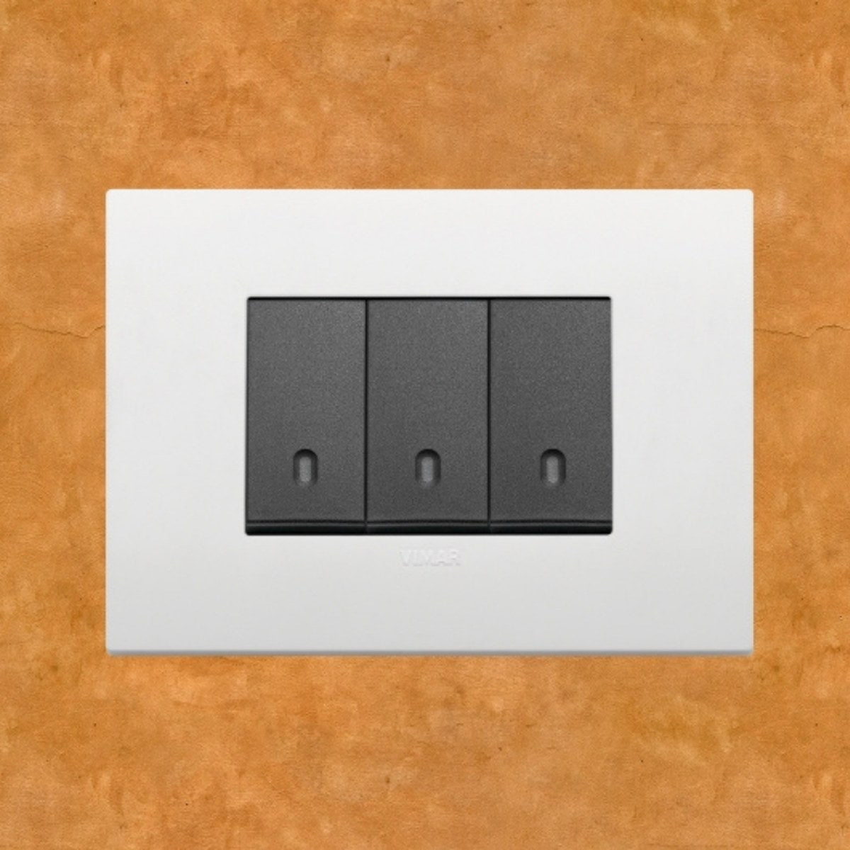 Vimar Arke Plastic 3 Gang switch - White - 16A - PHOTO 17
