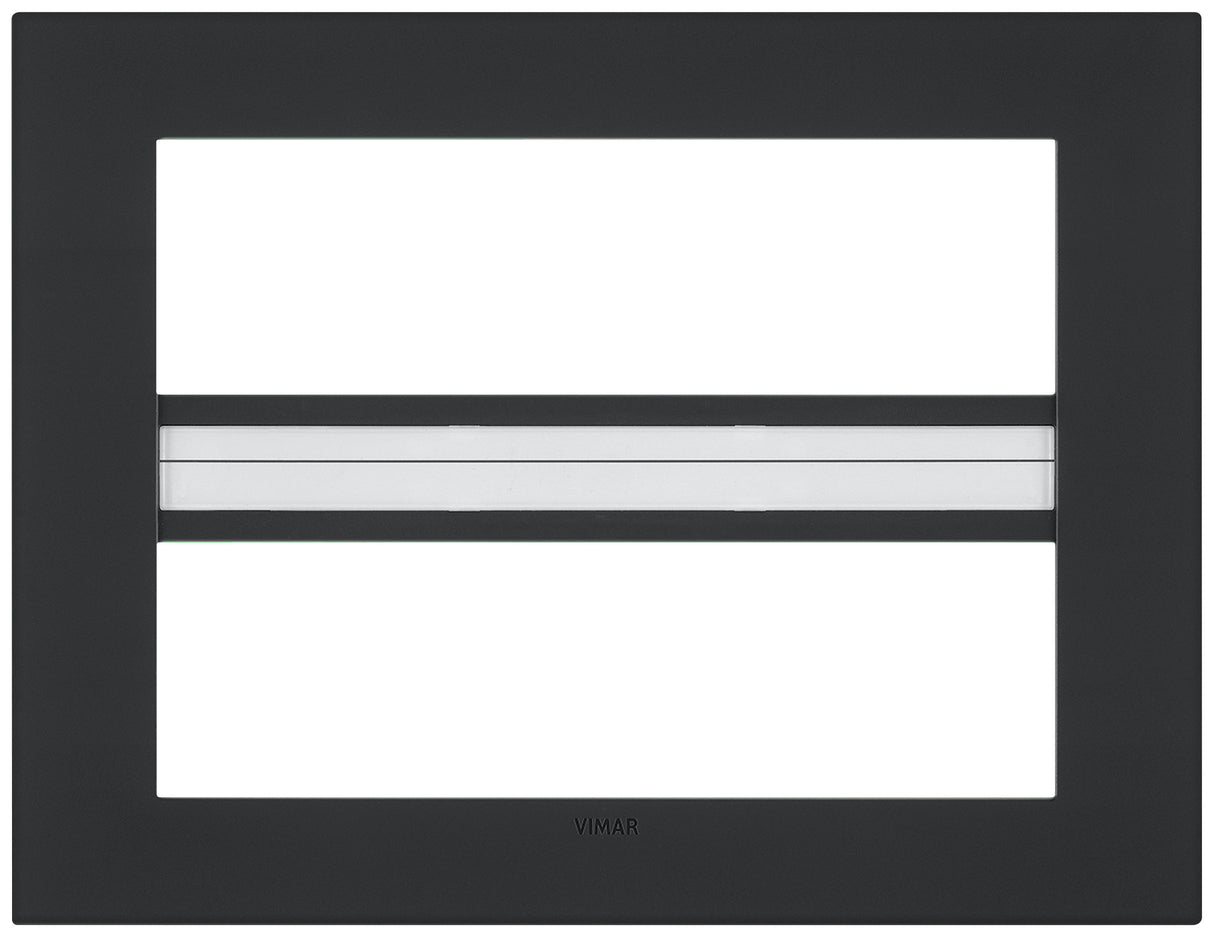 Vimar Arke Classic Plate 14M Technopolymer Black