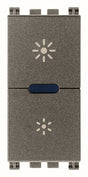 Vimar Arke Universal Master Push Dimmer 230V Aluminium