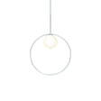 Pablo Pendant Bola Halo 18" Chrome