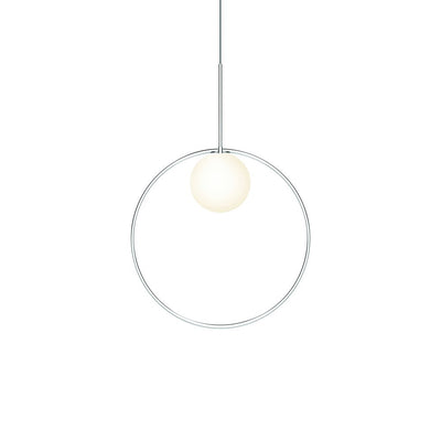 Pablo Pendant Bola Halo 18" Chrome