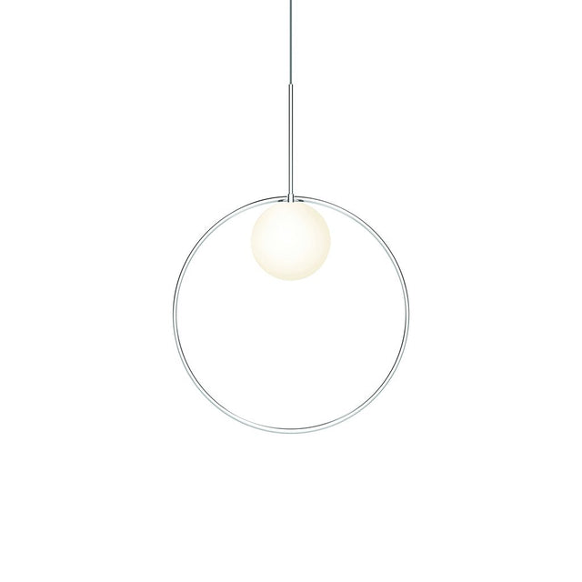 Pablo Pendant Bola Halo 18" Chrome