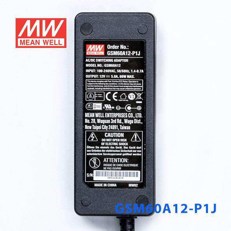 Mean Well GSM60A12-P1J Power Supply 60W 12V 5A - PHOTO 2