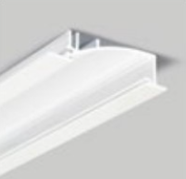 Archilight PATEO LED Extrusion Profile Quarter Oval Shape Profile - 2 Metre - White