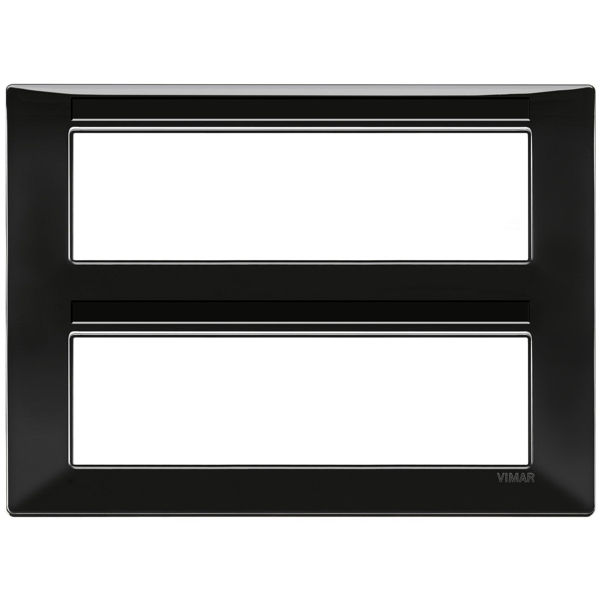 Vimar Plana Plate 14M Technopolymer Black