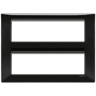 Vimar Plana Plate 14M Technopolymer Black
