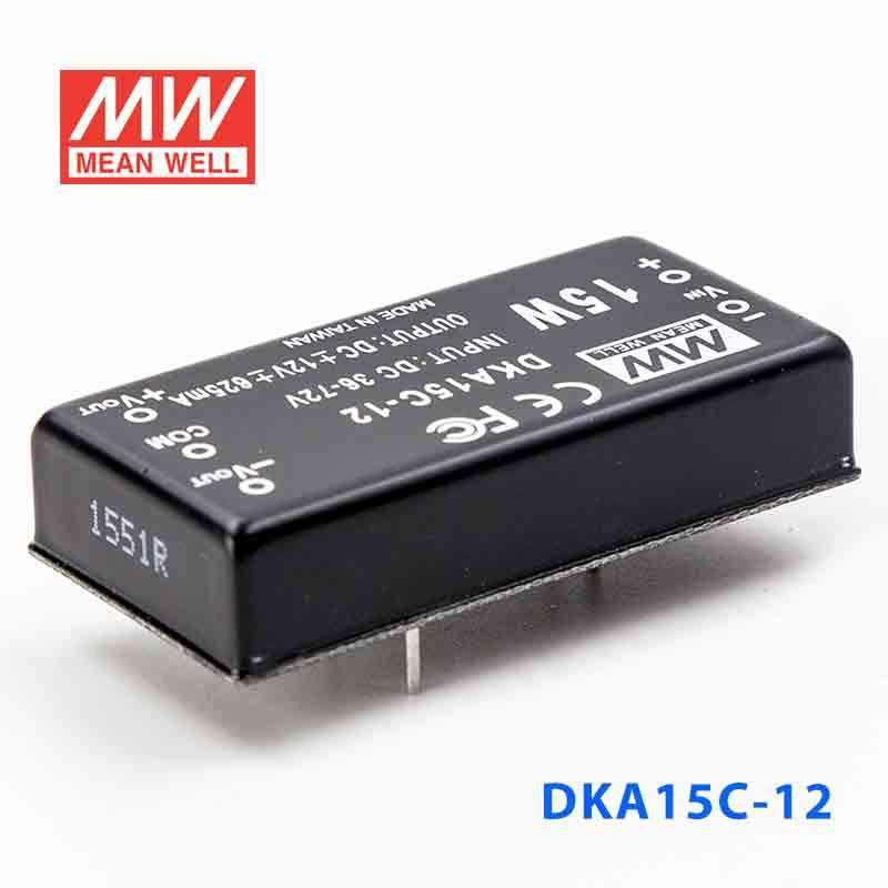 Mean Well DKA15C-12 DC-DC Converter - 15W - 36~72V in ±12V out - PHOTO 1