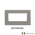 Vimar Eikon Evo Plate 5M Stone Grey Quartzite