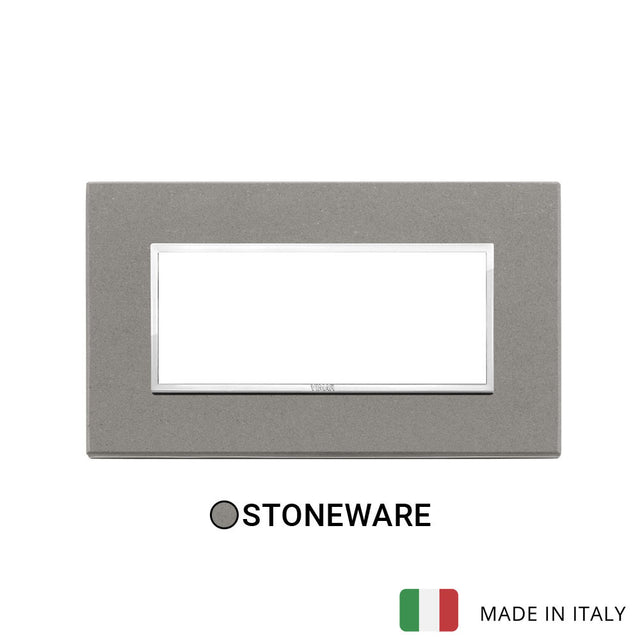 Vimar Eikon Evo Plate 5M Stone Grey Quartzite