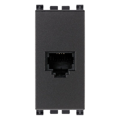 Arke RJ11 Phone Jack 6/4 Grey