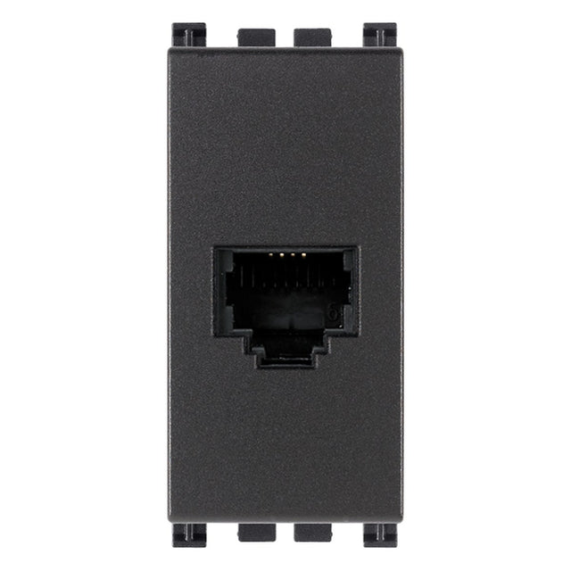 Arke RJ11 Phone Jack 6/4 Grey