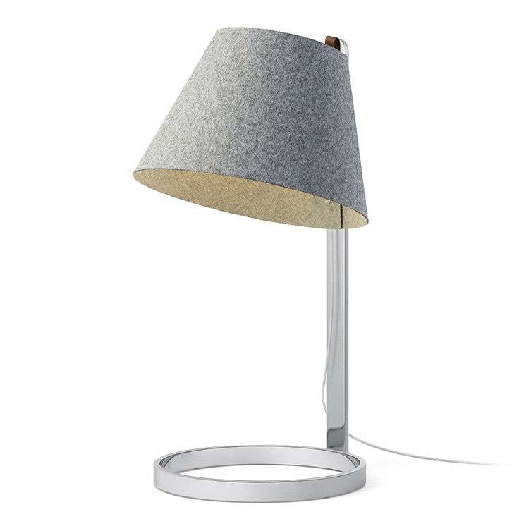 Pablo Table Lana Large Stone-Grey / Chrome