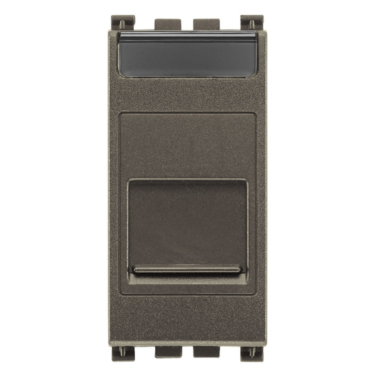 Arke RJ45 Cat 6 UTP Outlet Cover Aluminium