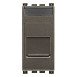 Arke RJ45 Cat 6 UTP Outlet Cover Aluminium