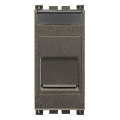 Arke RJ45 Cat 6 UTP Outlet Cover Aluminium