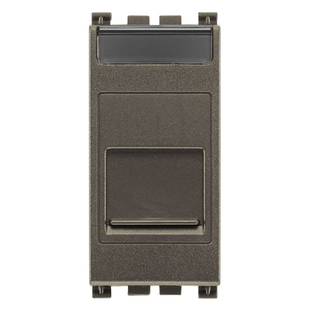 Arke RJ45 Cat 6 UTP Outlet Cover Aluminium