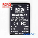 Mean Well DCW08C-12 DC-DC Converter - 8W - 36~72V in ±12V out 335mA - PHOTO 2