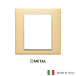 Vimar Eikon Evo Plate 8(4+4)M Aluminium Satin Gold