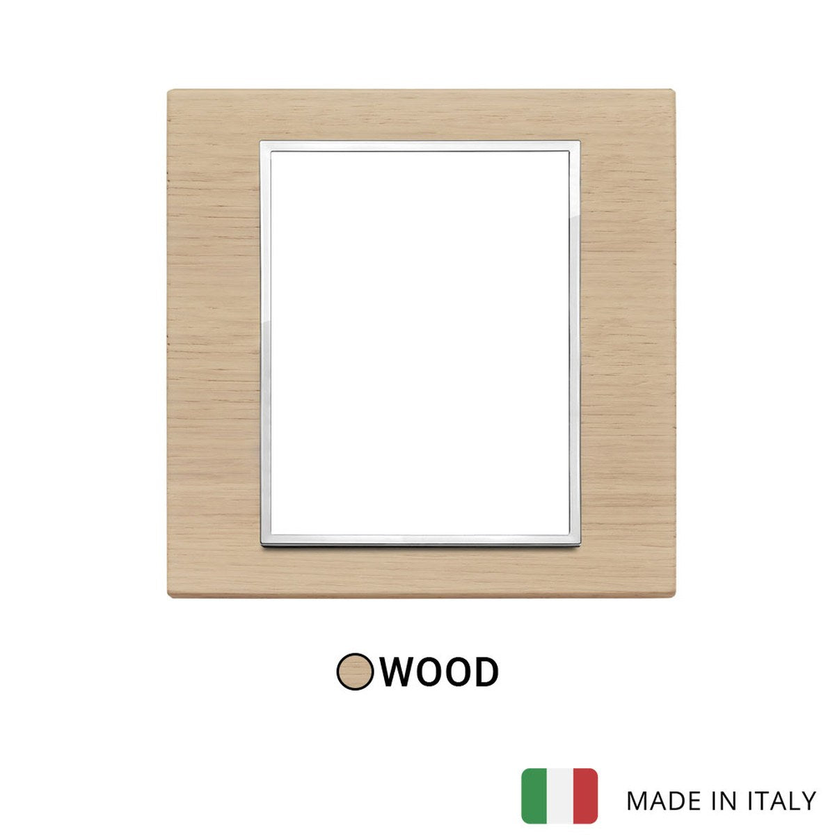 Vimar Eikon Evo Plate 8(4+4)M Wood White Oak