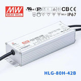 Mean Well HLG-80H-42B Power Supply 80W 42V - Dimmable