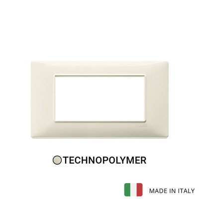 Vimar Plana Plate 4M Technopolymer Beige