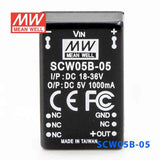 Mean Well SCW05B-05 DC-DC Converter - 5W 18~36V DC in 5V out 1A - PHOTO 2