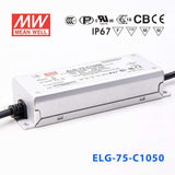 Mean Well ELG-75-C1050 Power Supply 75W 1050mA