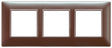 Vimar Plana Plate 6M Technopolymer Iridescent Brown