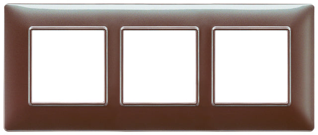 Vimar Plana Plate 6M Technopolymer Iridescent Brown