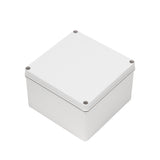 Boxco S-Series 200x200x130mm Plastic Enclosure, IP67, IK08, ABS, Grey Cover, Screw Type - PHOTO 1
