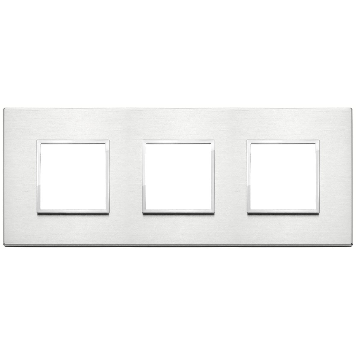 Vimar Eikon Evo Plate 6M (2+2+2) 71MM Brilliant Aluminium