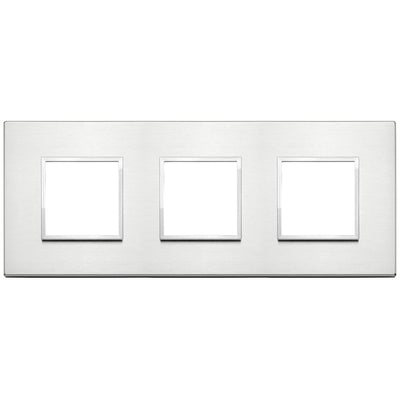 Vimar Eikon Evo Plate 6M (2+2+2) 71MM Brilliant Aluminium
