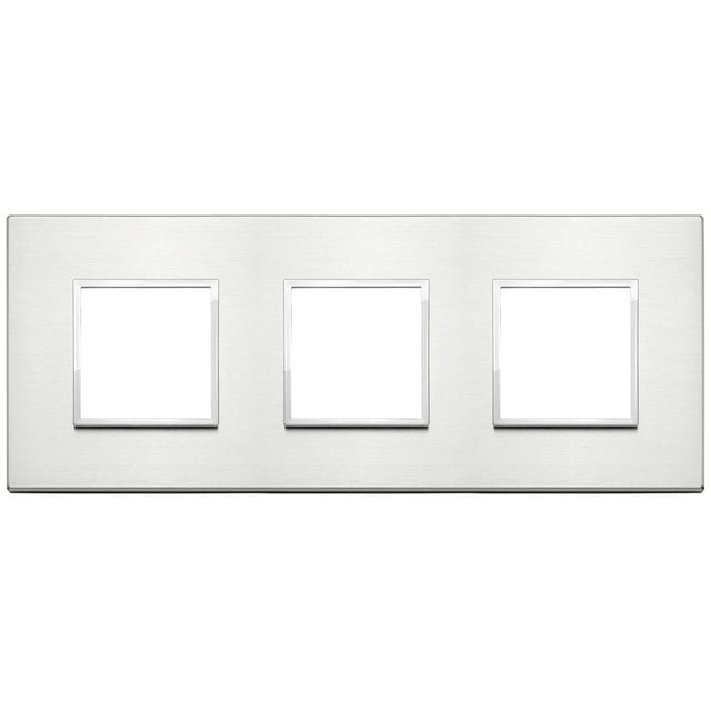 Vimar Eikon Evo Plate 6M (2+2+2) 71MM Brilliant Aluminium