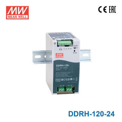 Mean Well DDRH-120-24 Ultra Wide Input DC-DC Converter, 120W 24V 5A