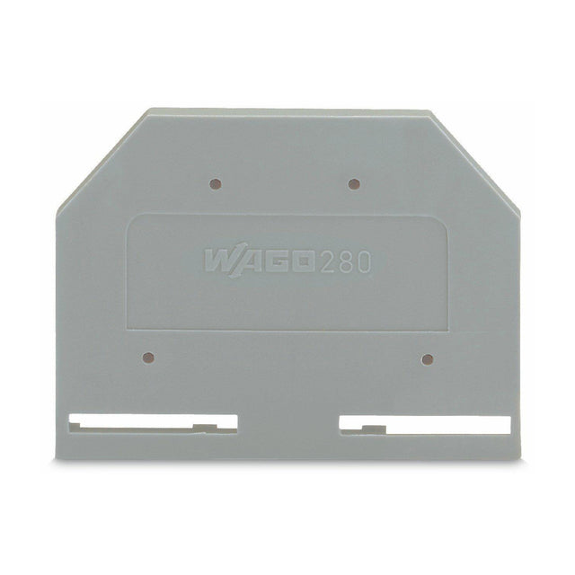 Wago 280-301 End and Intermediate Plate 2.5mm Thick Gray