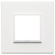 Vimar Eikon Evo Plate 2M Aluminium Total White
