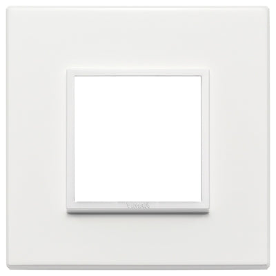 Vimar Eikon Evo Plate 2M Aluminium Total White
