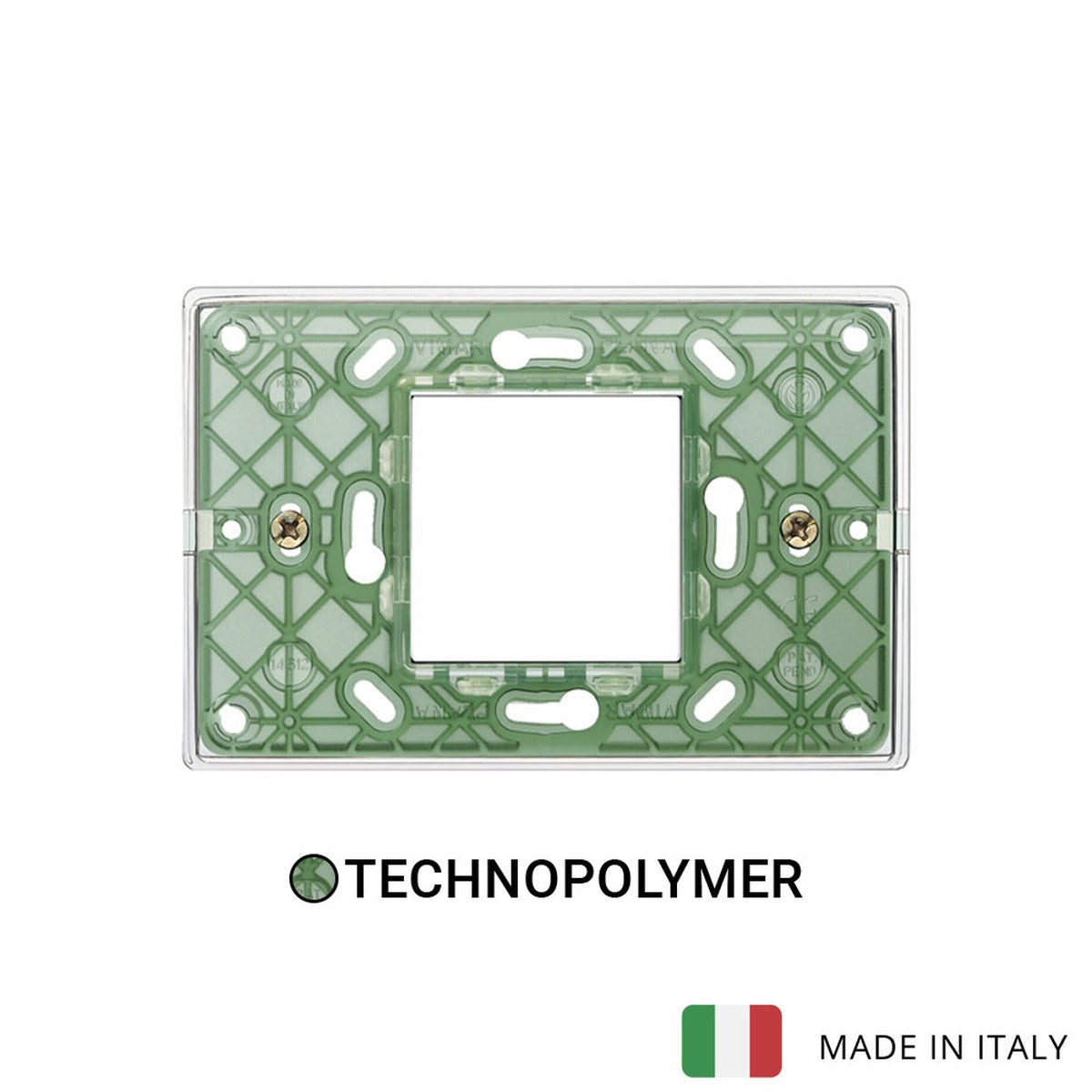 Vimar Plana Plate 2centrM Technopolymer Reflex Air