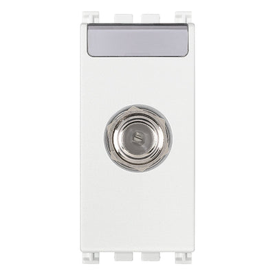 Arke F Type Female Socket Connector White