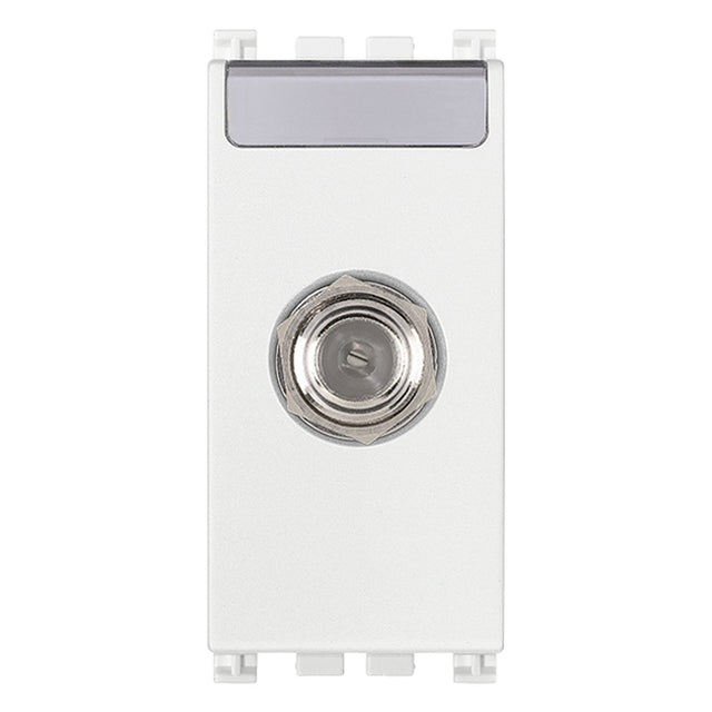 Arke F Type Female Socket Connector White