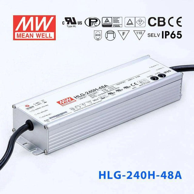 Mean Well HLG-240H-48A Power Supply 240W 48V - Adjustable 5A