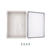 Boxco P-Series 280x380x130mm Plastic Enclosure, IP67, IK08, ABS, Transparent Cover, Molded Hinge and Latch Type - PHOTO 2